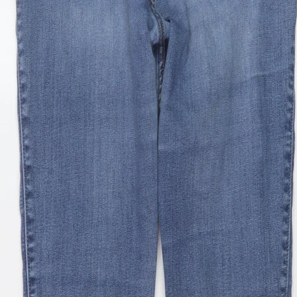 Hollister Womens Blue Cotton Skinny Jeans Size 30 in L29 in Regular Button