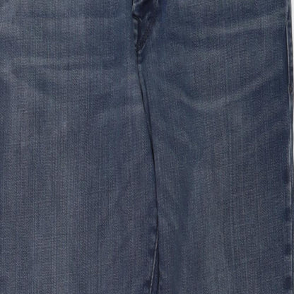Mens UK Size 33 in Selected Regular Fit Skinny Blue Jeans