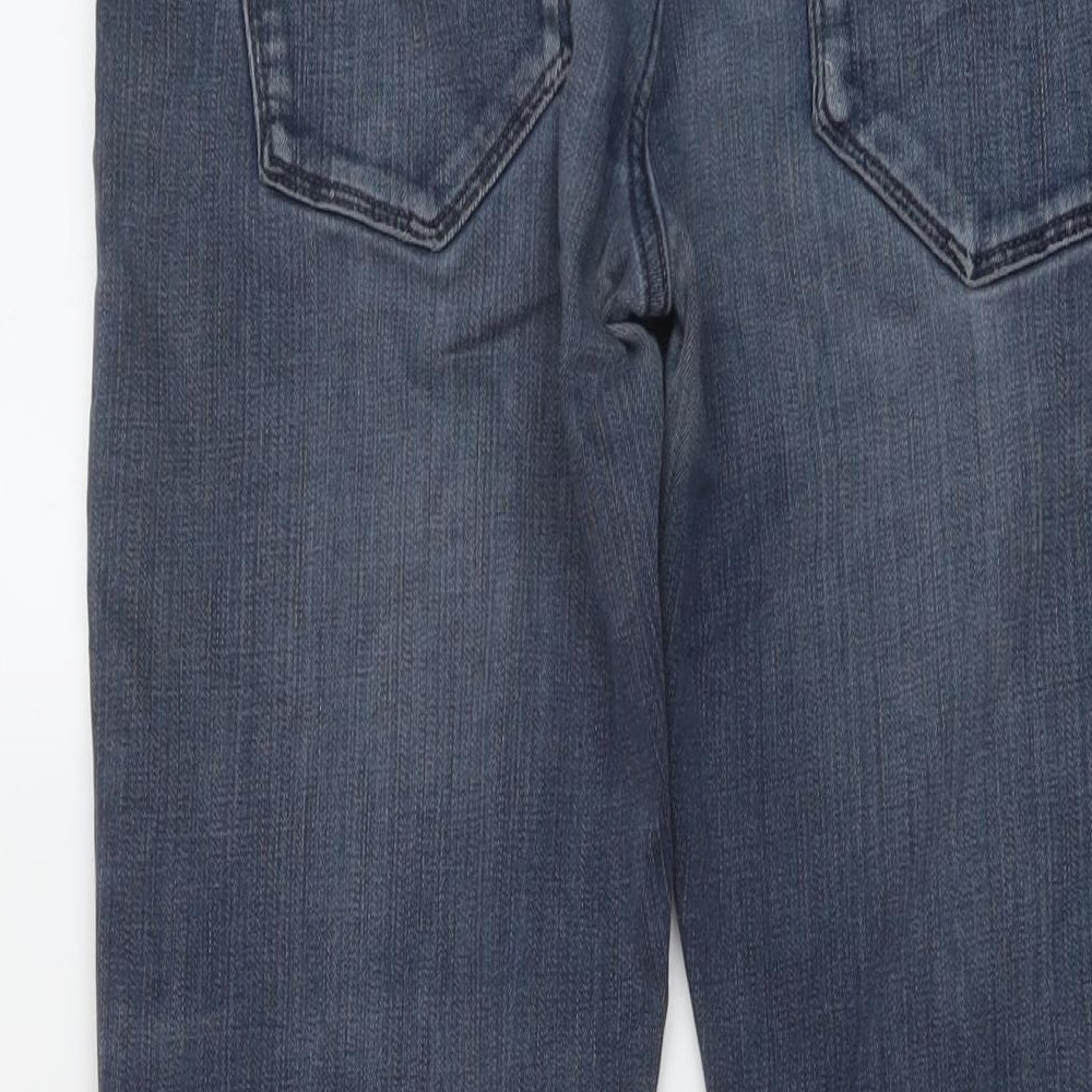 Mens UK Size 33 in Selected Regular Fit Skinny Blue Jeans