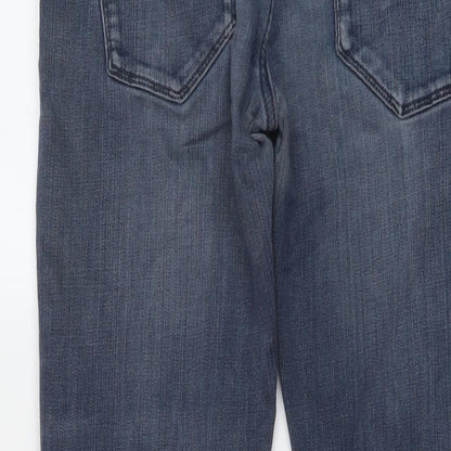 Mens UK Size 33 in Selected Regular Fit Skinny Blue Jeans