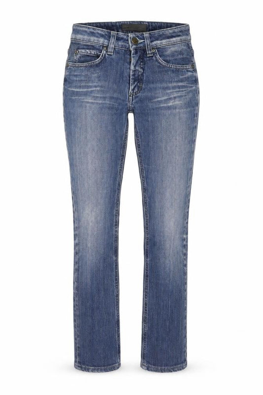 Acne Jeans Womens Black Cotton Straight Jeans Size 24 in L28 in Regular Button