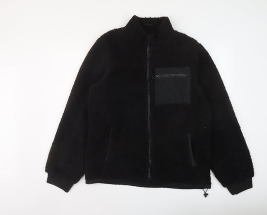 Mens UK Size XL Modern Archives Black Jacket
