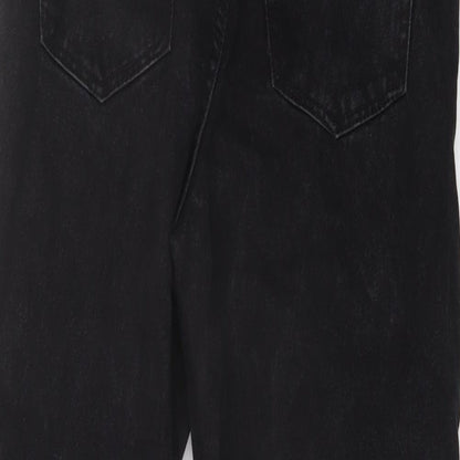 Womens UK Size 6 Stradivarius Regular Fit Mom Beige Jeans