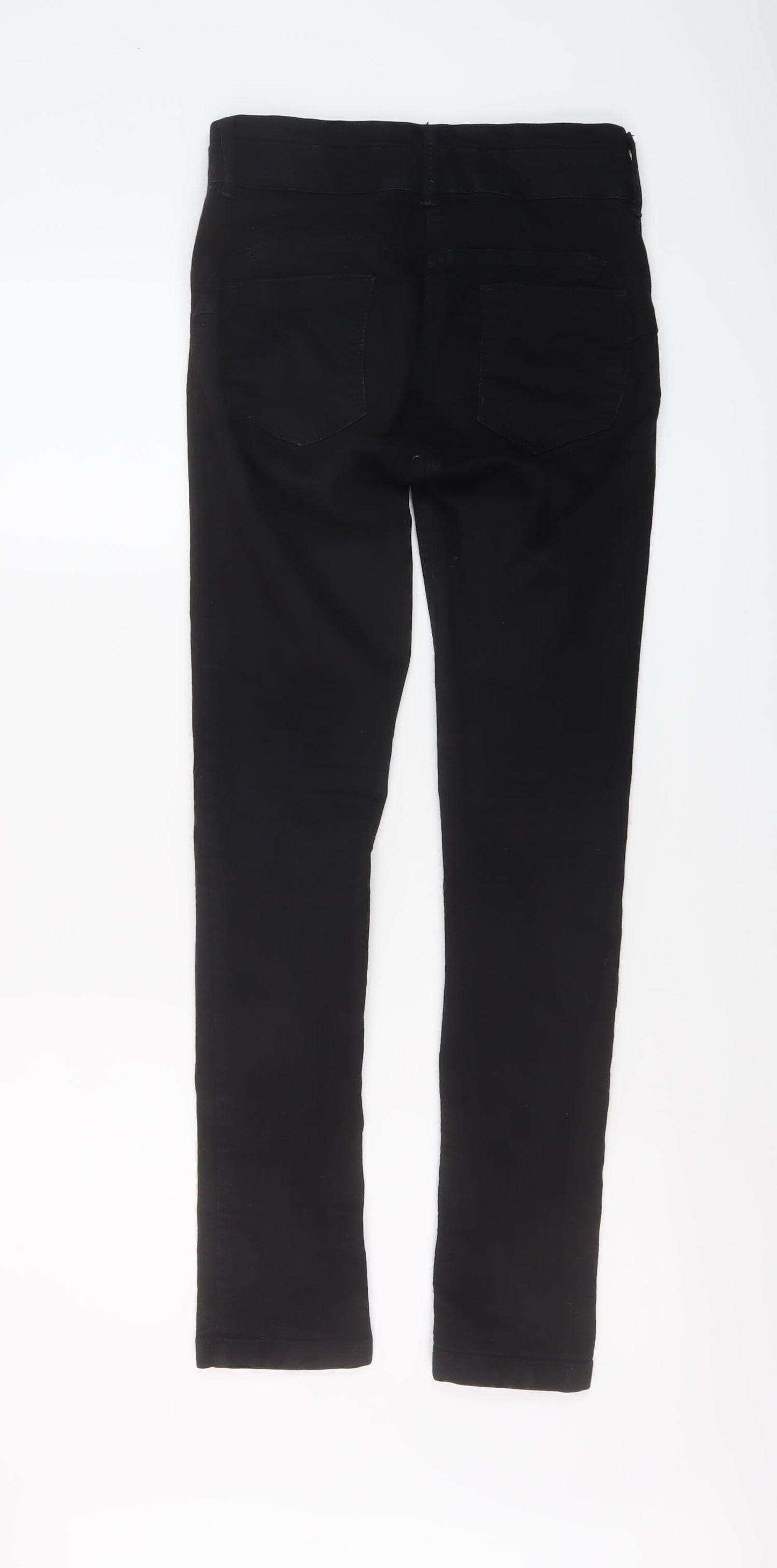 NEXT Womens Beige Cotton Skinny Jeans Size 6 L29 in Regular Button