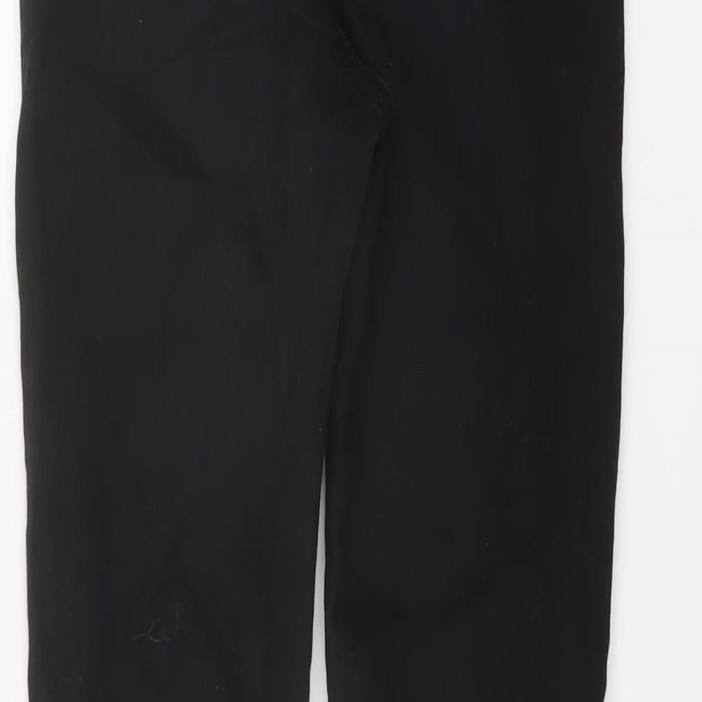 Denim & Co. Womens Black Cotton Jegging Jeans Size 10 L27 in Regular Button