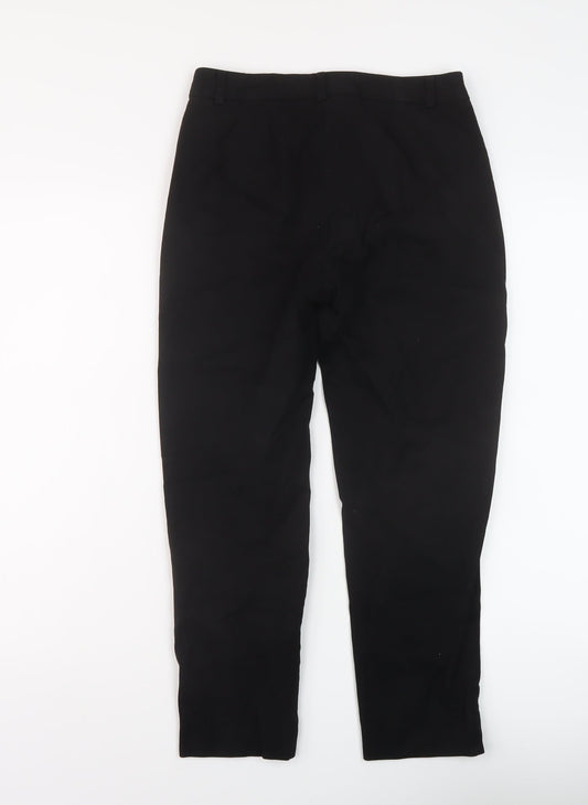 Womens UK Size 8 Marks and Spencer Regular Fit  Black Trousers