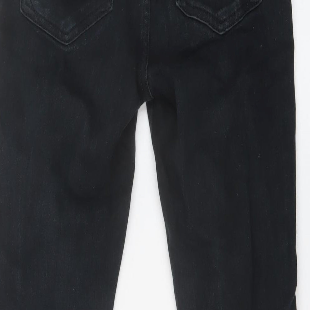 River Island Womens Blue Cotton Skinny Jeans Size 10 L25 in Regular Button