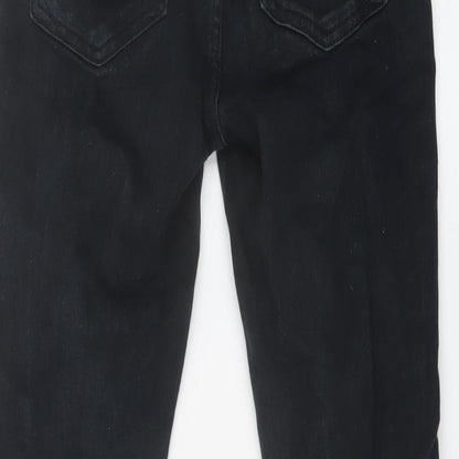 River Island Womens Blue Cotton Skinny Jeans Size 10 L25 in Regular Button