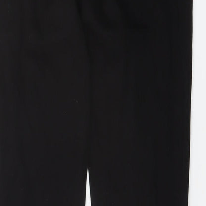 Gap Womens Black Cotton Straight Jeans Size 26 in L30 in Regular Button