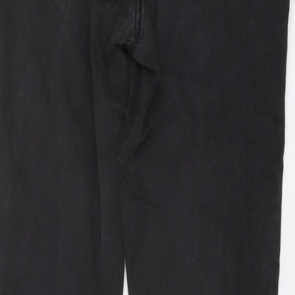 Levi's Womens Grey Cotton Skinny Jeans Size 30 in L30 in Regular Button