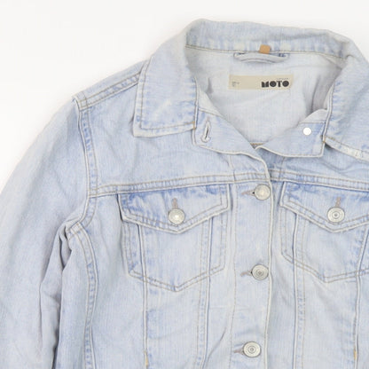 Womens UK Size 8 Topshop Blue Jacket