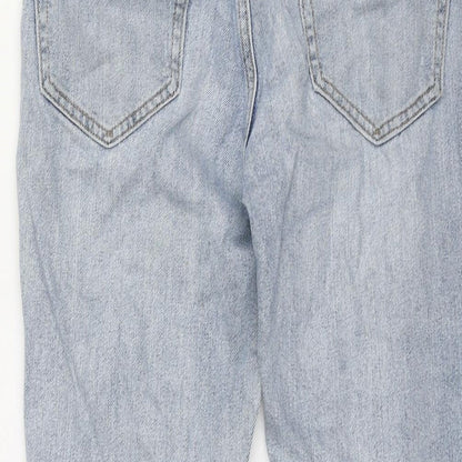 Gap Womens Blue Cotton Straight Jeans Size 26 L24 in Regular Zip