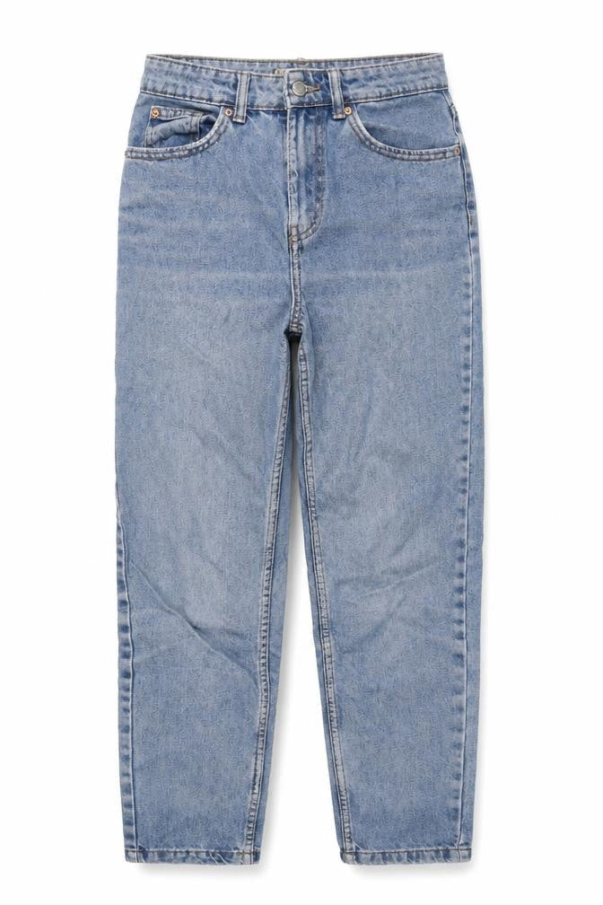 Womens UK Size 4 Denim & Co. Regular Fit Mom Blue Jeans