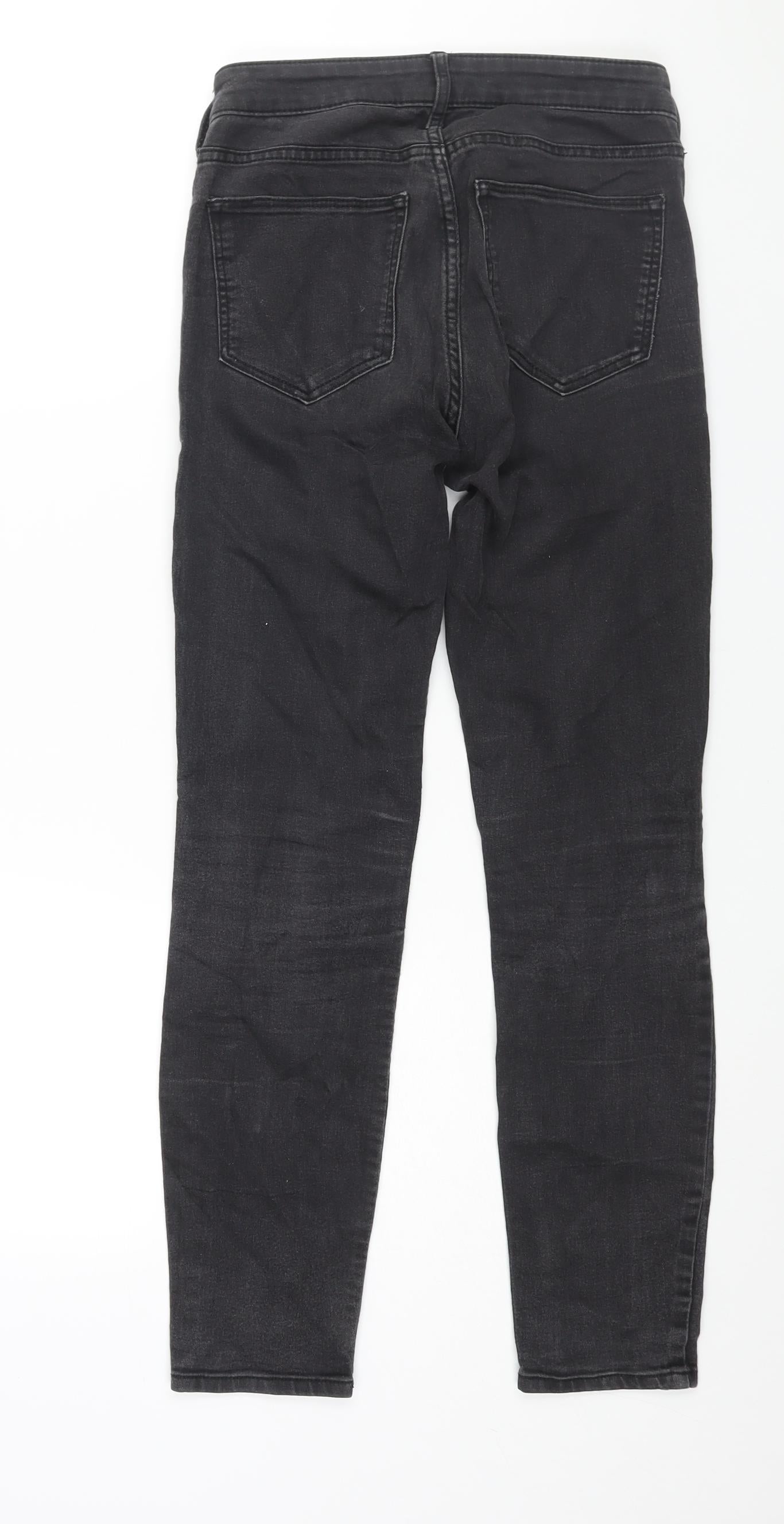 Womens UK Size 26 in H&M Regular Fit Skinny Black Jeans