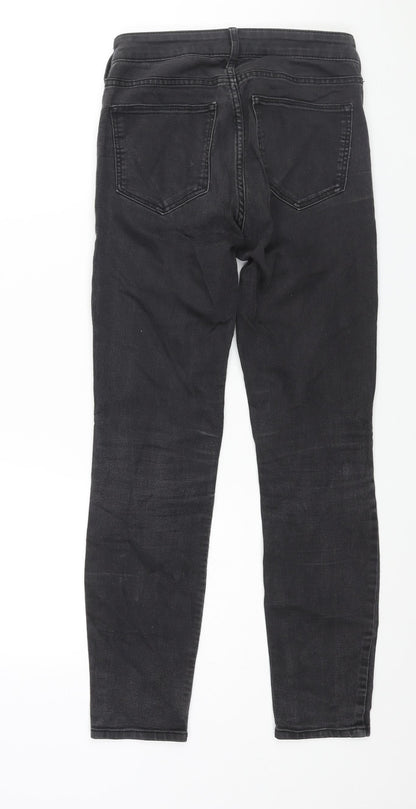 Womens UK Size 26 in H&M Regular Fit Skinny Black Jeans