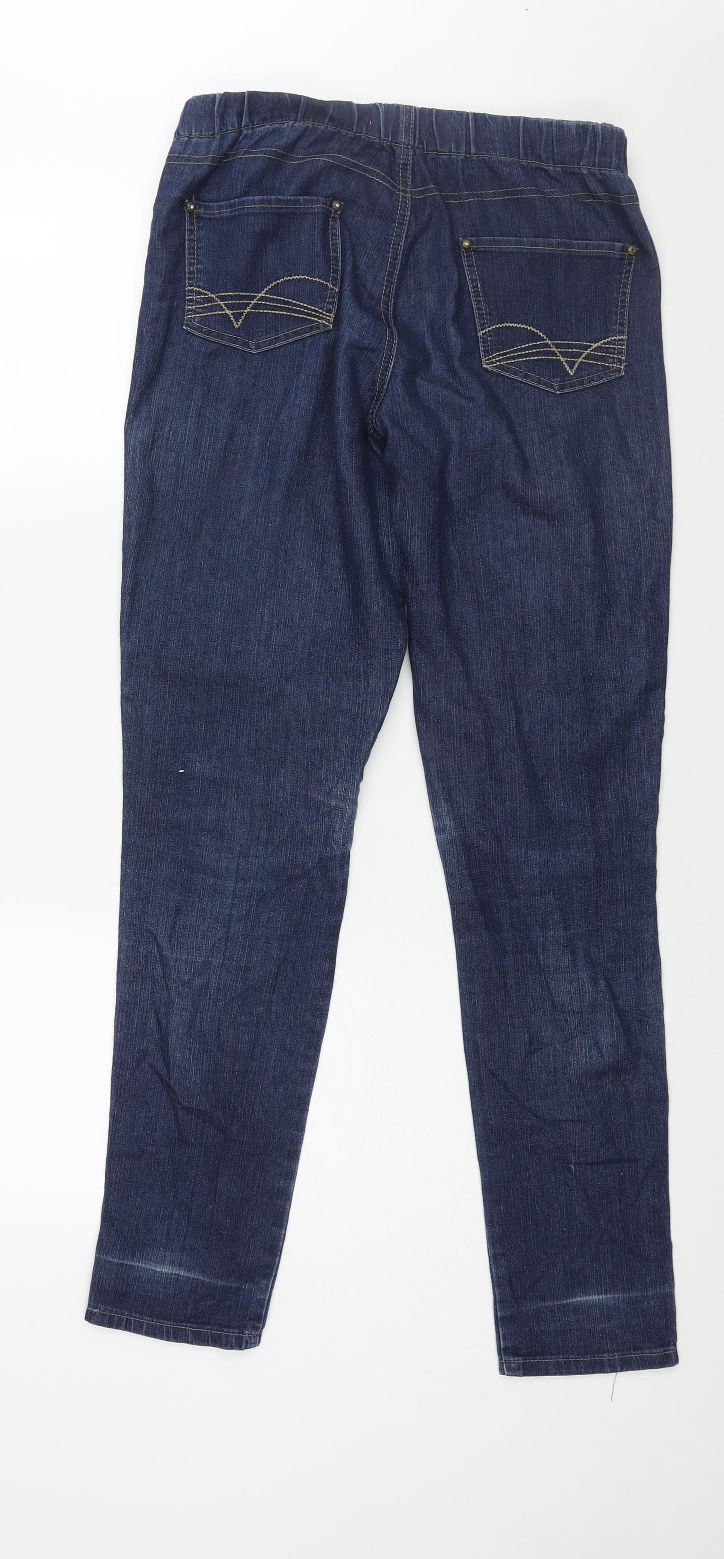 Denim& Womens Blue Cotton Jegging Jeans Size 12 L31 in Regular