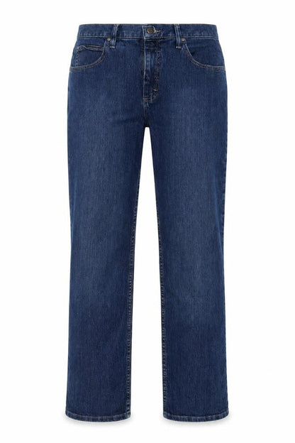 Womens UK Size 12 Lee Regular Fit Straight Blue Jeans
