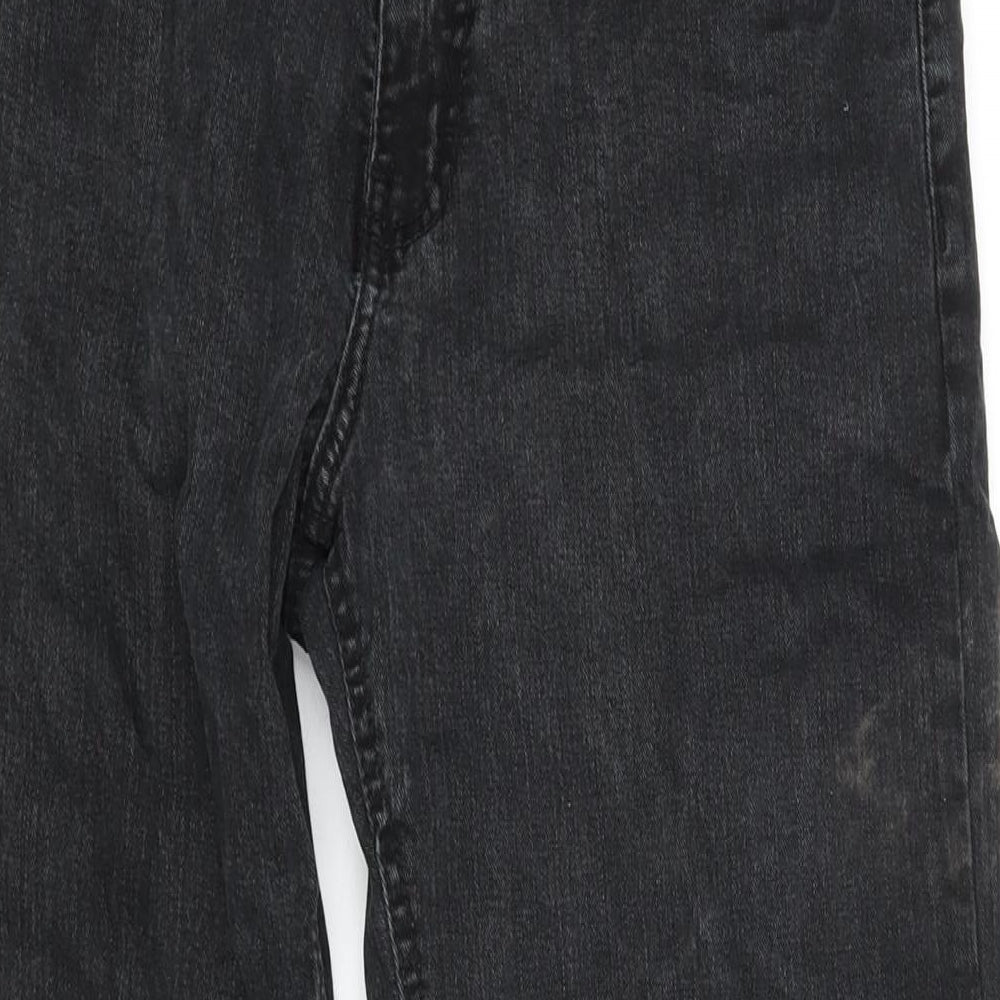Urban Star Mens Black Cotton Straight Jeans Size 32 in L27 in Regular Zip