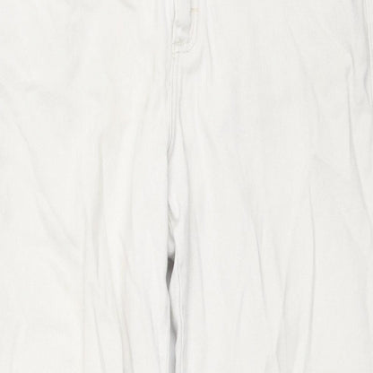 Lee Mens Ivory Cotton Straight Jeans Size 30 in L30 in Regular Zip