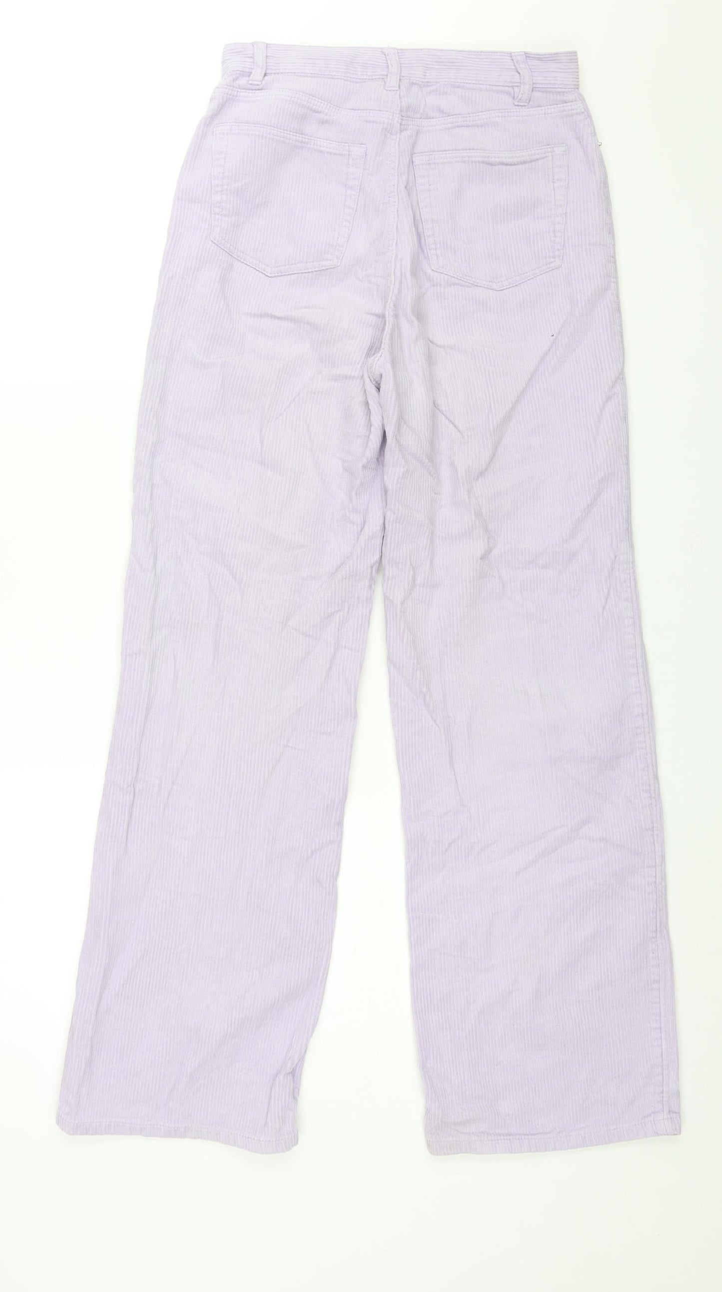 Womens UK Size 6 Monki Regular Fit  Purple Trousers