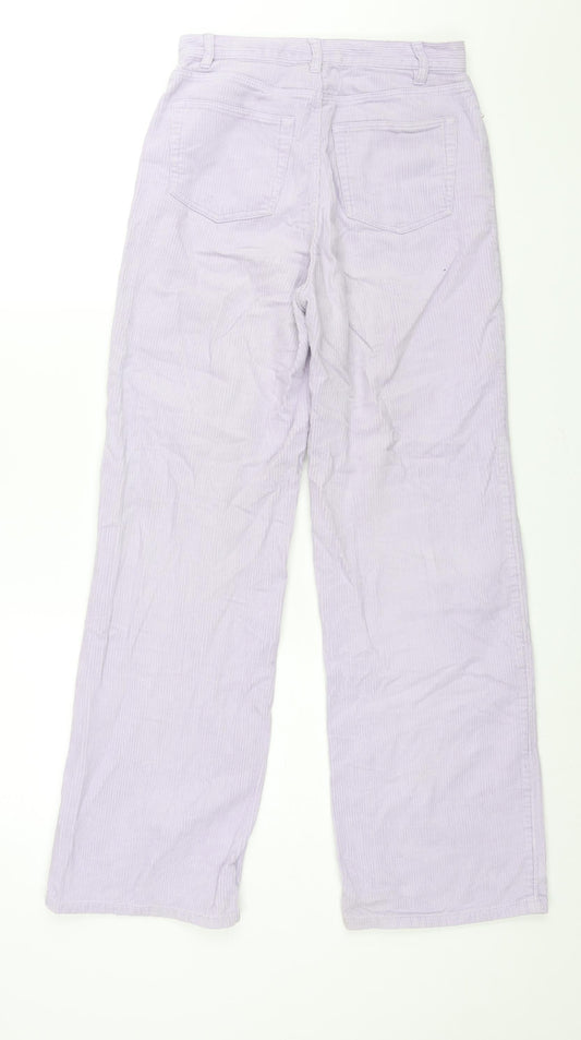 Womens UK Size 6 Monki Regular Fit  Purple Trousers