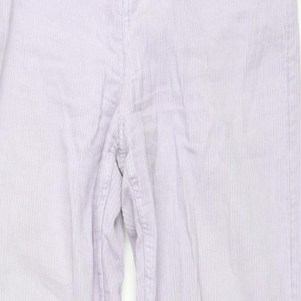 Womens UK Size 6 Monki Regular Fit  Purple Trousers