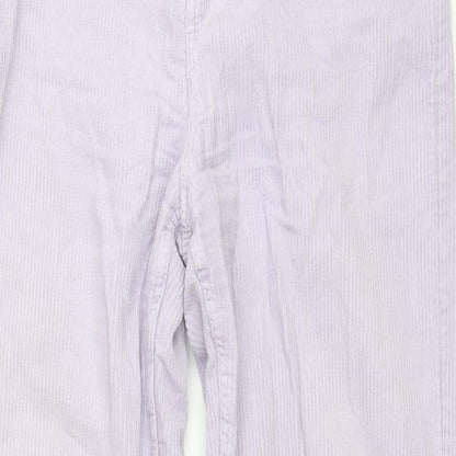 Womens UK Size 6 Monki Regular Fit  Purple Trousers