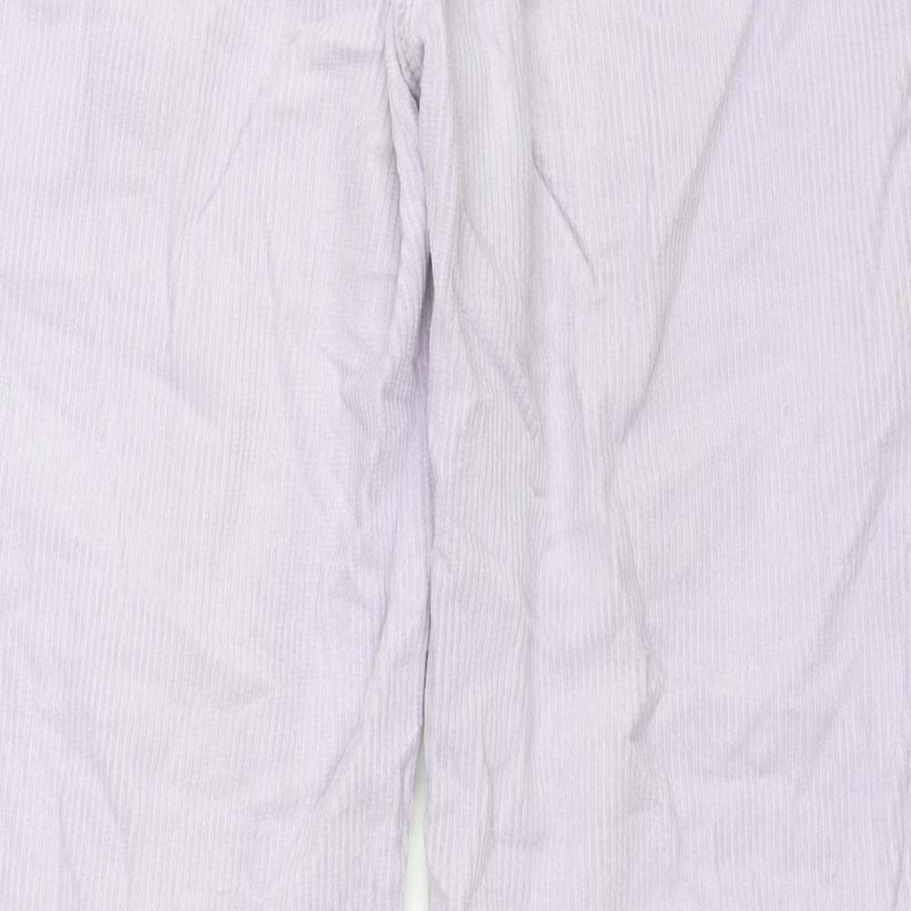 Womens UK Size 6 Monki Regular Fit  Purple Trousers
