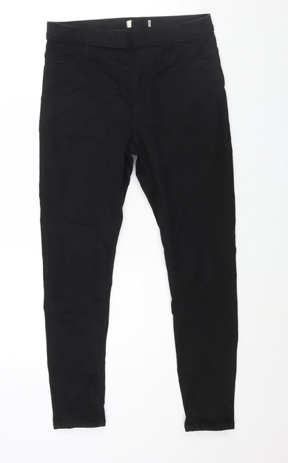 Womens UK Size 30 in Marks and Spencer Regular Fit Skinny Black Jeans