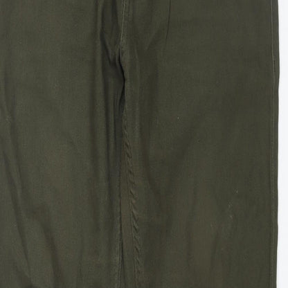 Denim & Co. Mens Green Cotton Skinny Jeans Size 28 in L32 in Regular Zip