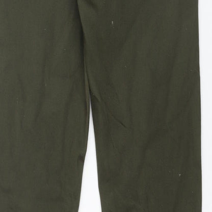 Denim & Co. Mens Green Cotton Skinny Jeans Size 28 in L32 in Regular Zip