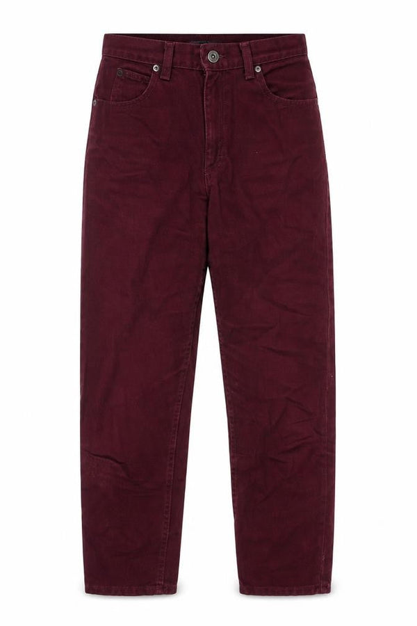 Liz Caliborne Womens Red Cotton Mom Jeans Size 6 L27 in Regular Zip