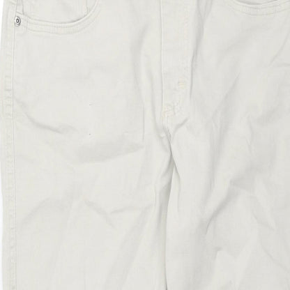 Lee Mens Beige Cotton Bootcut Jeans Size 30 in L27 in Regular Zip