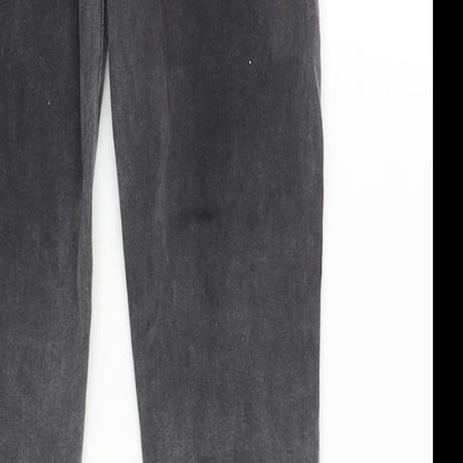 ASOS Mens Grey Cotton Skinny Jeans Size 26 in L32 in Regular Zip