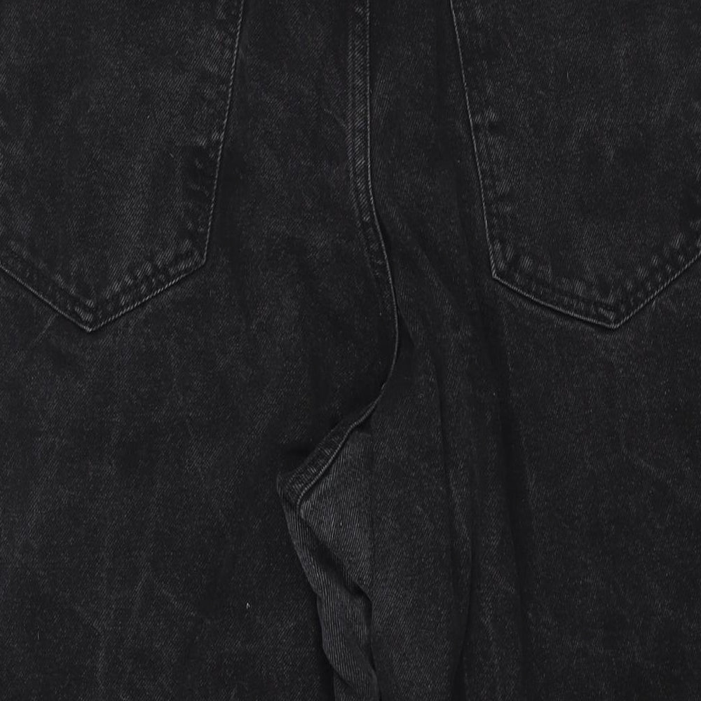 ASOS Womens Black Cotton Mom Jeans Size 36 in L30 in Regular Zip
