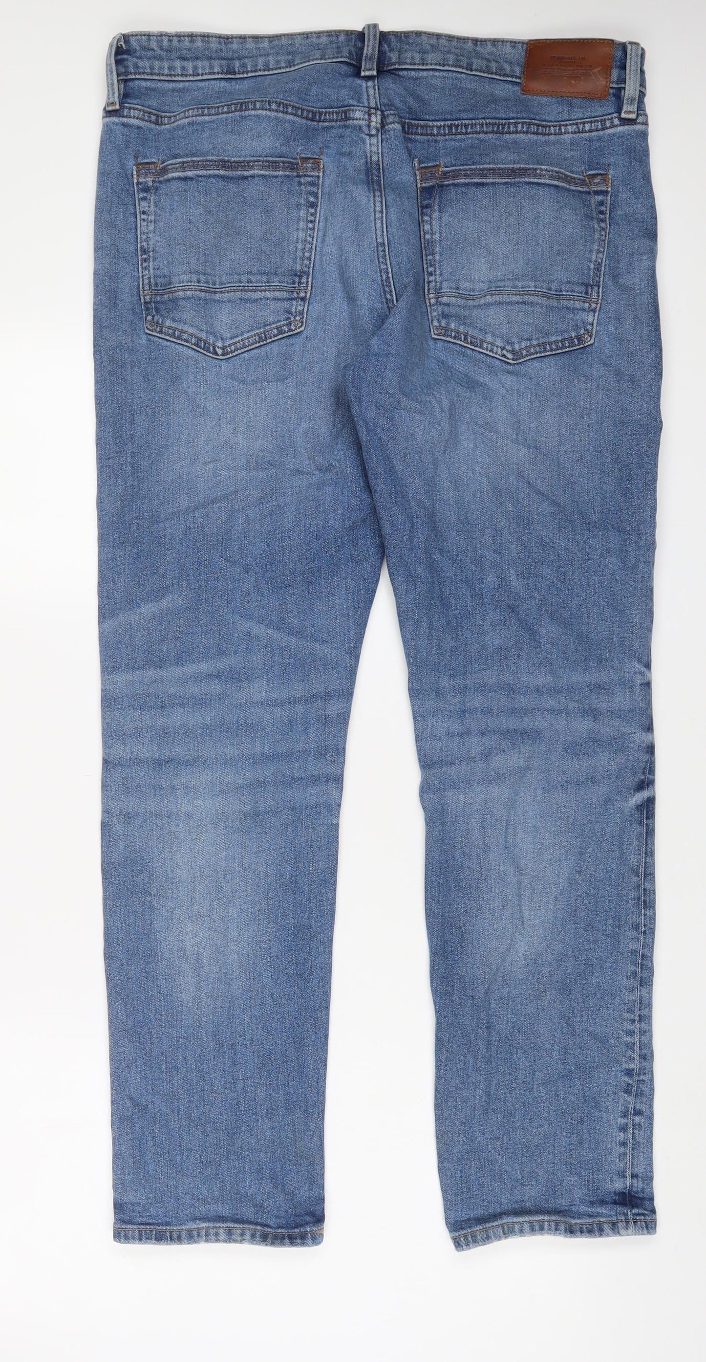 Mens UK Size 36 in St Michael Regular Fit Straight Blue Jeans