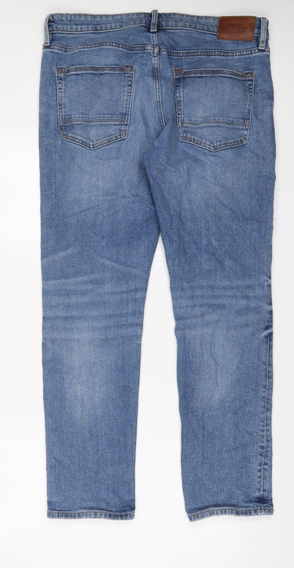 Mens UK Size 36 in St Michael Regular Fit Straight Blue Jeans