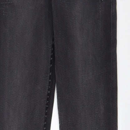 Funky buddha Mens Grey Cotton Skinny Jeans Size 30 in L32 in Regular Button