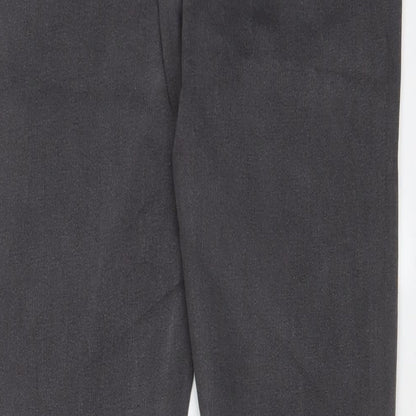 Denim & Co. Womens Grey Cotton Skinny Jeans Size 14 L28 in Regular Zip