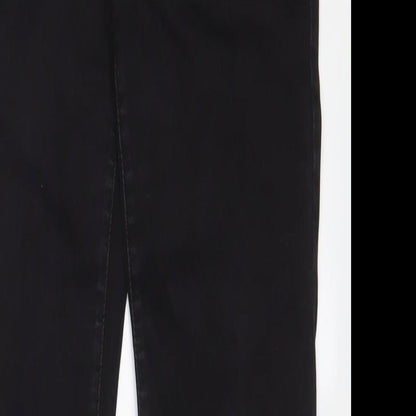 Denim & Co. Womens Black Cotton Skinny Jeans Size 14 L30 in Regular Zip