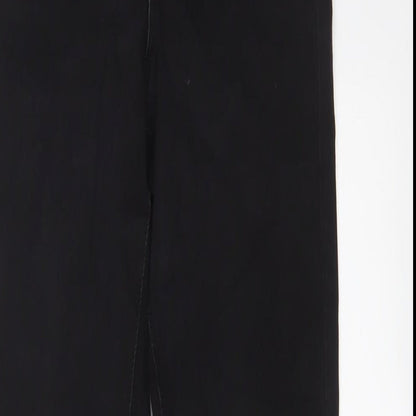 Denim & Co. Womens Black Cotton Skinny Jeans Size 12 L28 in Regular Zip