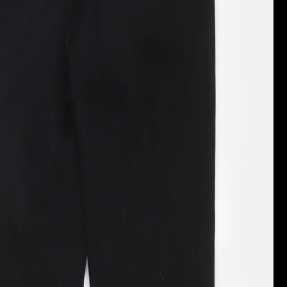 Denim & Co. Womens Black Cotton Skinny Jeans Size 12 L28 in Regular Zip