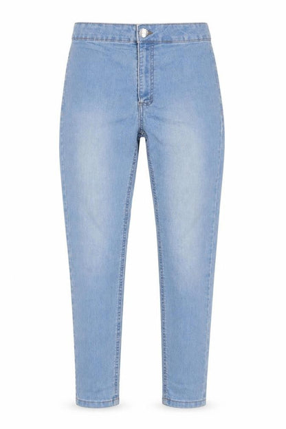 Womens UK Size 8 Cotton On Regular Fit Capri Blue Jeans