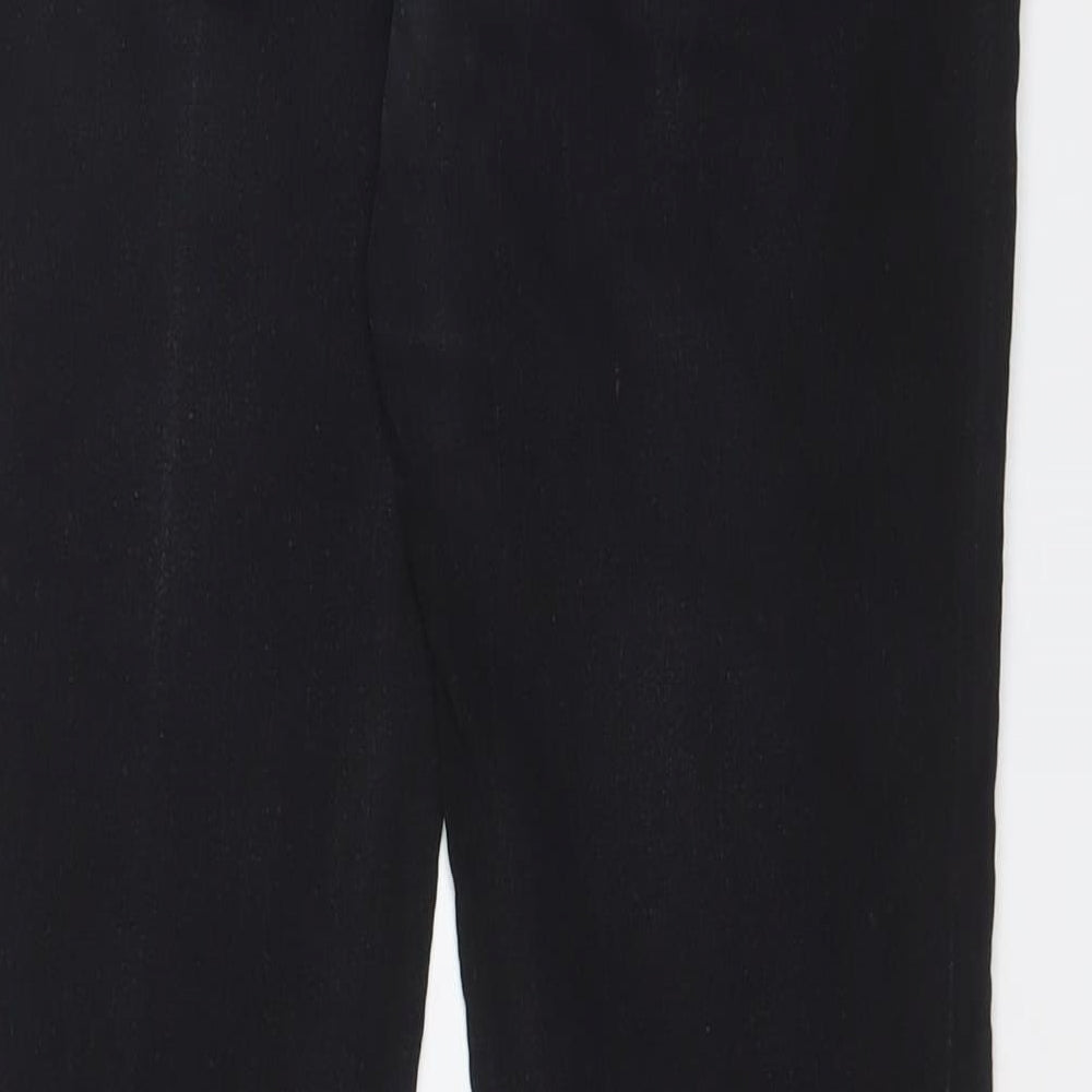 Denim & Co. Womens Black Cotton Skinny Jeans Size 14 L31 in Regular Zip