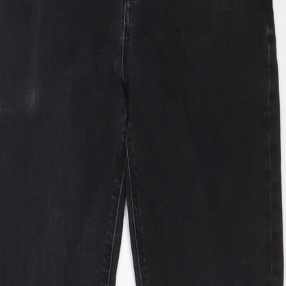 ASOS Mens Black Cotton Skinny Jeans Size 32 in L32 in Regular Zip