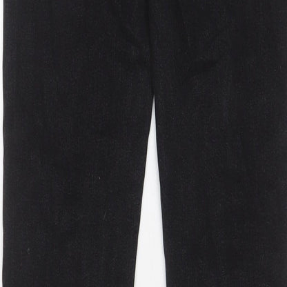 ASOS Mens Black Cotton Skinny Jeans Size 32 in L32 in Regular Zip