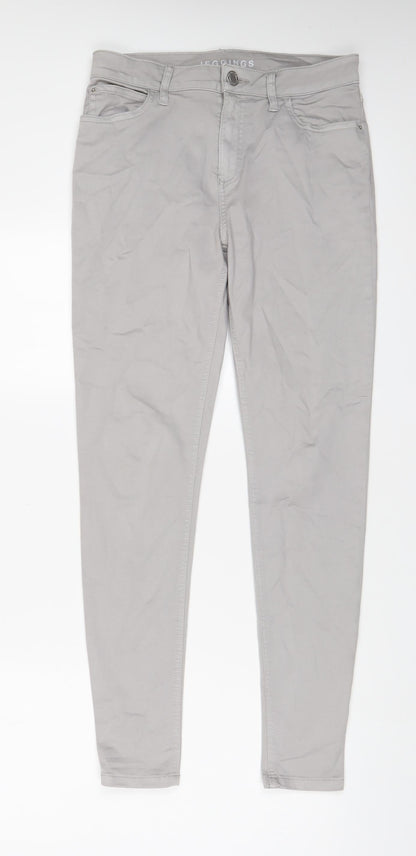Womens UK Size 10 Marks and Spencer Regular Fit Skinny Grey Jeans