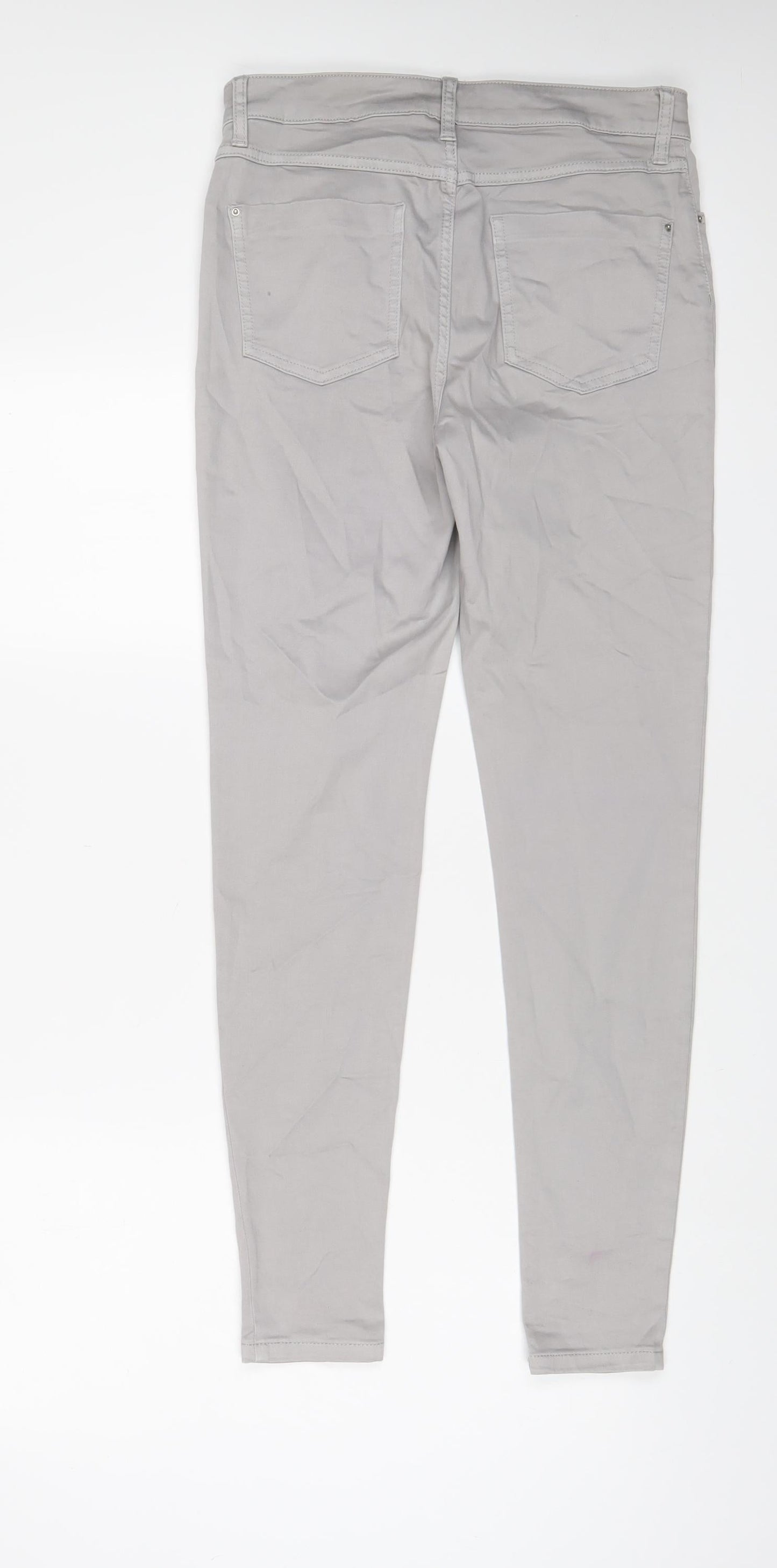 Womens UK Size 10 Marks and Spencer Regular Fit Skinny Grey Jeans