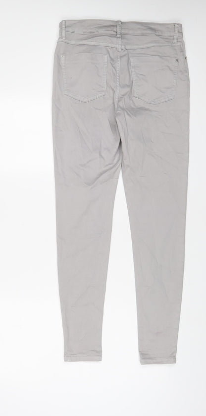 Womens UK Size 10 Marks and Spencer Regular Fit Skinny Grey Jeans