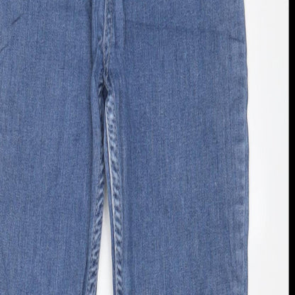 Miss Poem Womens Blue Cotton Skinny Jeans Size 24 in L26 in Regular Zip